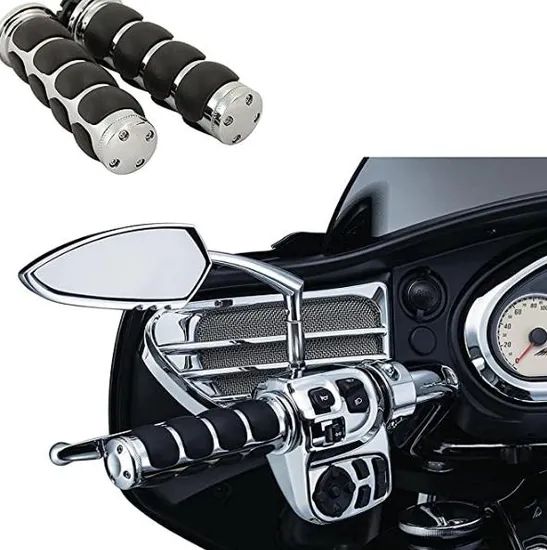 Universal Motorcycle Hand Grips for 1" / 25mm Handle Bars - Image 5
