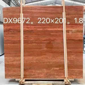 Elegant Red Travertine Tiles for Stylish Interior Design Color Red Factory Yes Origin China Trademark XJL Thickness 18mm - Image 2