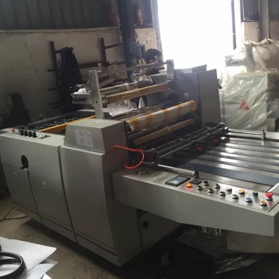 Semi Automatic Lamination Machinery Origin China Power 220V/50Hz Motor Power 1.5kw Packaging Cartons Overall Weigh 1.2t Glue Type White Glue - Image 3