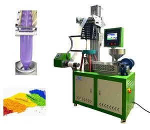 Mini Lab Scale HDPE LDPE LLDPE Plastic Biodegradable Pbat PLA Blown Film Extruder - Image 1