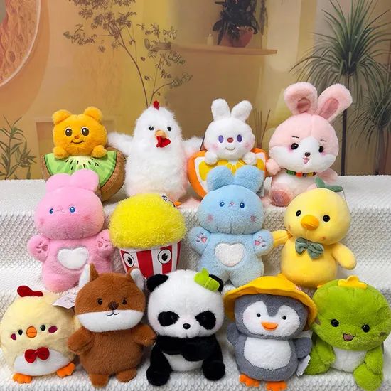Wholesale Claw Machine Plush Toy Stuffed Animal Doll OEM Factory Supply - Image 1