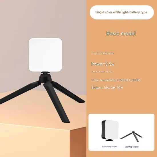 Compact Adjustable RGB Selfie Light for Smartphones and Tablets - Image 6