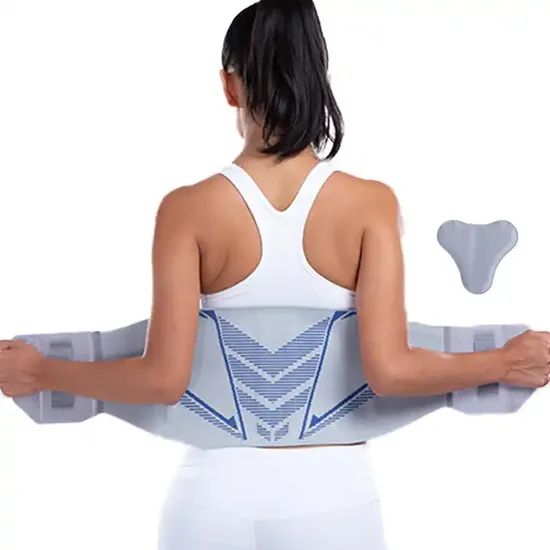 Knitted Back Pain Relief Breathable Waist Support Strap - Image 4