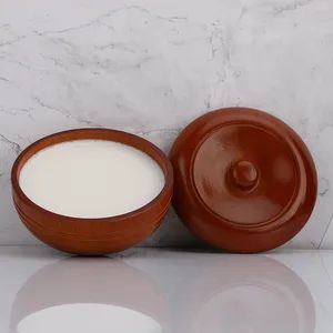 Private Label Straight Razor Shaving Kits Wooden Shaving Soap Bowl - Image 3