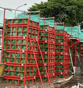 Lightweight Steel Frame Shutteringfor Column Construction in Bali Indonesia - Image 5