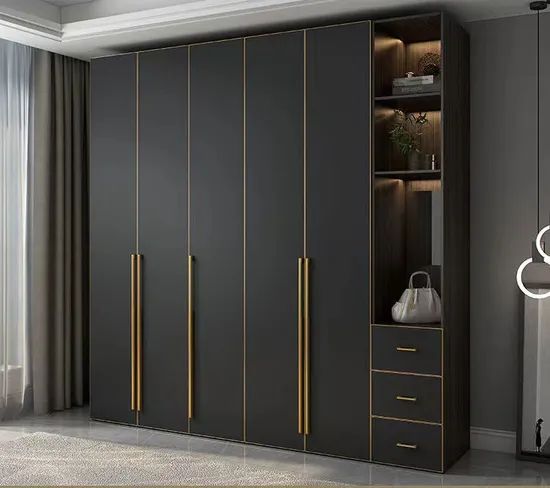 Factory Outlet Customize Wooden Furniture Portable Wardrobe - Image 2