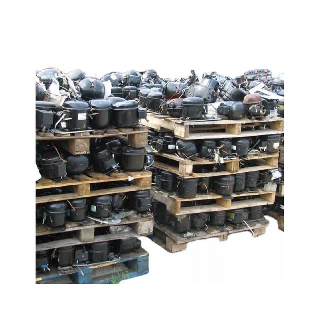 High quality fridge compressor scrap available for bulk recycling supply - Image 1