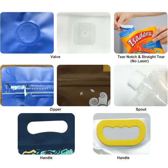 Custom Printed Stand up Pouch Resealable Ziplock Food Packaging - Image 4
