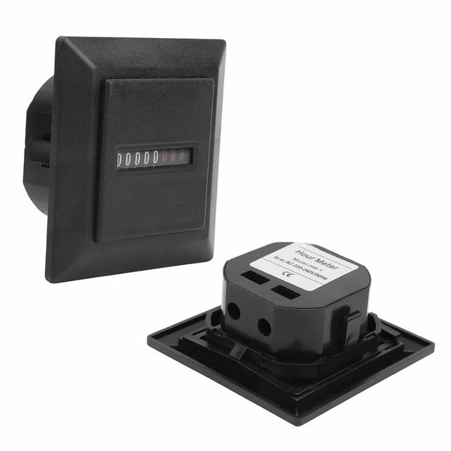 HM1 Hour Meters, For Industrial, 230VAC Model Hm-1 Color Black Shape Square Frequency 50HZ Voltage 230VAC Model Name/Number - Image 4