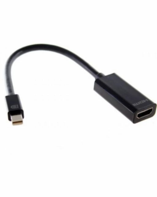 Lenovo Mini DP HDMI Converter Color Black Material PVC Brand Lenovo Connector Type HDMI Resolution Support 1080p Product Type HDMI - Image 3