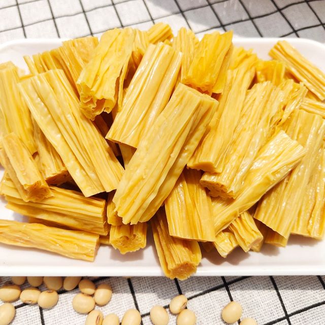 Superior Quality Natural Dried Soybean Asparagus Yuba Dried Bean Curd Stick Dried Fuzhu - Image 4