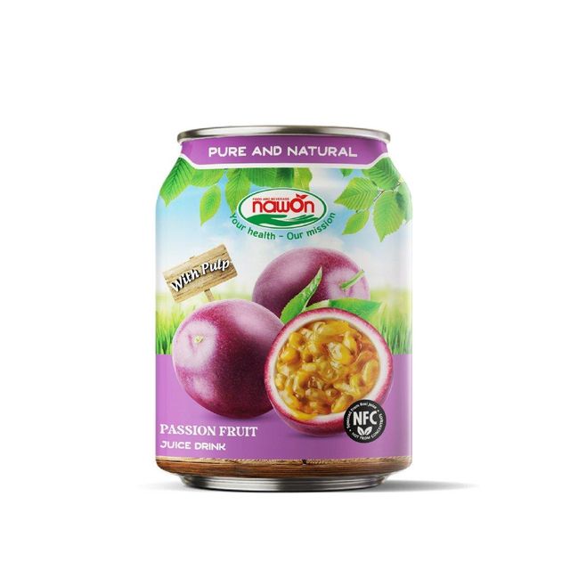 OEM/ODM 250ml Passion Fruit Juice Drink Premium Soft Drink Not Come From Concentrate by Nawon Beverage Supplier \ - Image 1