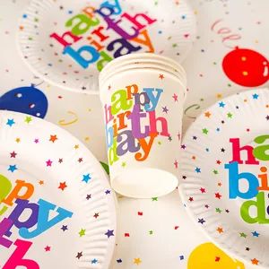 Wholesale Biodegradable Food Grade Disposable Customized Printing Paper Plates - Image 6