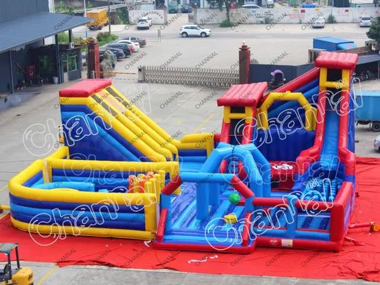 New Original Design Inflatable Theme Park Obstacle Course Indoor Playground - Image 3