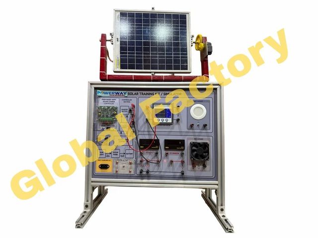 Solar Tracker Trainer Material Metal Kit Level ITI Level Power Supply 230 V AC Trainer Format Modular Panel Type Screen - Image 1