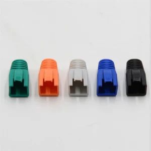 RJ45 Patch Cable Boot Connect Boot Cover Material PVC IP Rating IP50 Color Customized Specification PVC HS Code - Image 1
