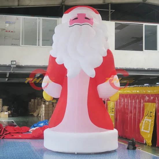 Outdoor Inflatable Advertising Santa Cartoon Color Red Trademark TH Warranty 1 Years Application Outdoor Material - Image 1