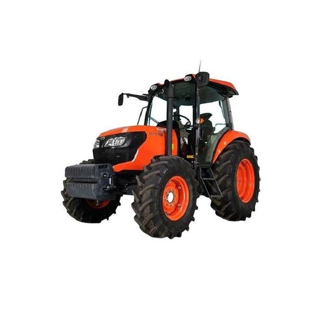 kubota m7060 loader tractor for sale used kubota m7060 4x4 diesel utility tractor cab equipped low hours farm equipment ready to work cheap deal financing available near me - Image 4