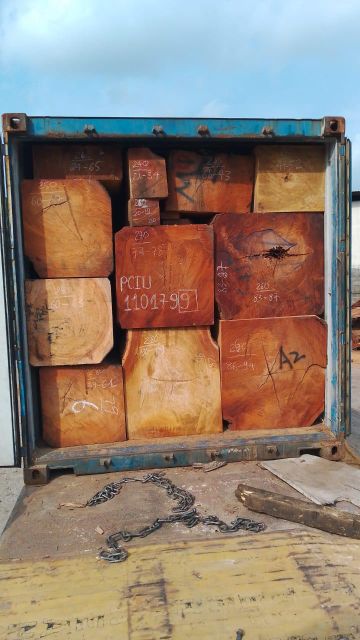 APremium Grade African Hardwood Packaging Logs Origin Nigeria Certification CITIES Quality Premium Grade Place of Origin - Image 1