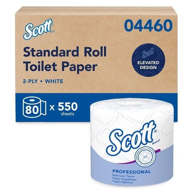 Scott Professional Standard Roll Toilet Paper 2-Ply – 80 Rolls - Image 1