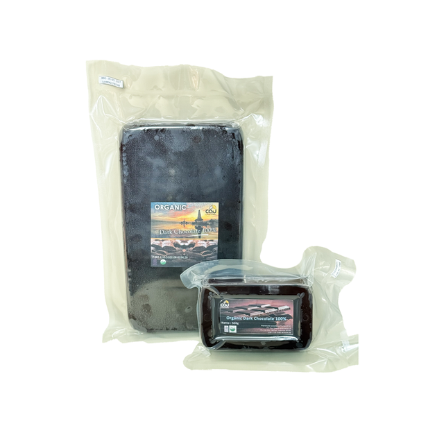 CAU Organic 100% Dark Chocolate from Bali | Premium Unsweetened Chocolate - Image 1