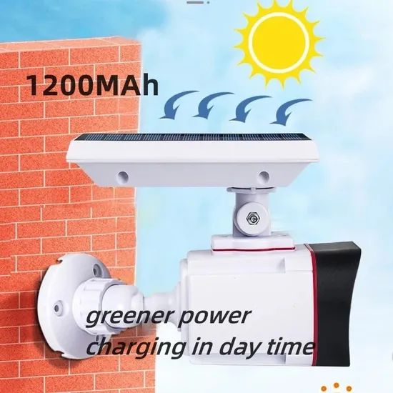 Outdoor Security Camera Solar LED Induction Wall Mounted Remote Control Sensor Lamp - Image 6
