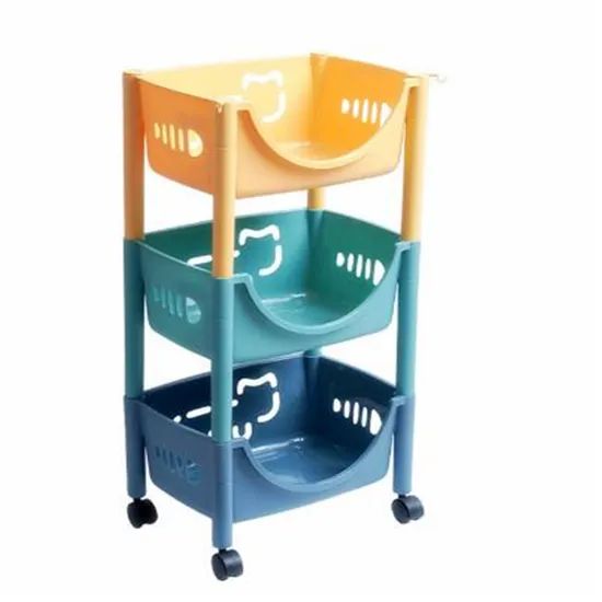 Fplastic Detachable Kitchen Bathroom Storage Shelves Rack - Image 5
