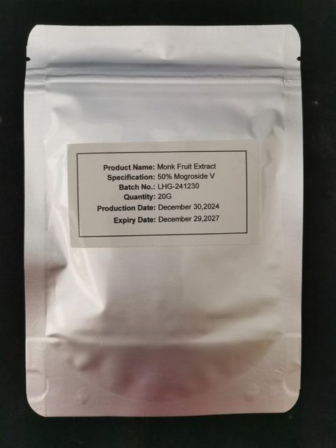 Natural Monk Fruit Extract Sweetener Powder - Zero Calorie, Keto-Friendly, Sugar-Free Alternative for Baking & Beverages - Non-GMO, Gluten-Free - Image 2