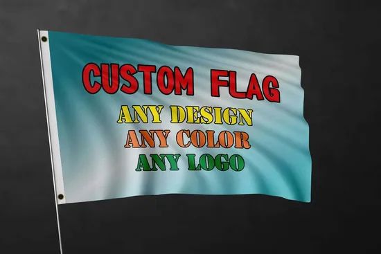 Custom Outdoor Advertising Flags Digital Printing Banner - Image 1