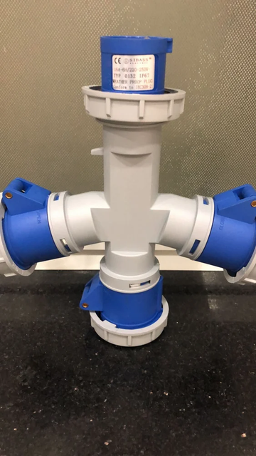 16/3 Ip67 Trisul Socket IP Rating 66 Pin Type 3 Pin MCB Protected Yes Phase Type 3 phase Current Rating 16 A Packaging Type 5 - Image 1
