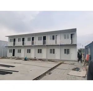 Factory Sale Wholesale Steel Prefab Container Modular Prefabricated Office House for Worker Dormitory Camp Construction Site Cabin - Image 6