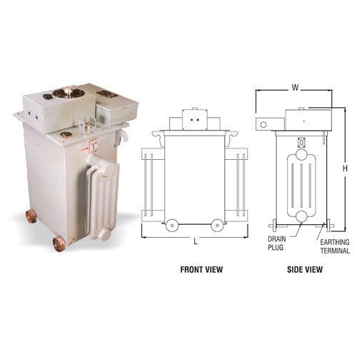 Three Phase Oil Cooled Transformers Robust_construction Yes Low_operating_torque Yes Withstand_high_overloads Yes Height 1100 Mm, 1400 Mm, 1500 Mm, 1600 Mm, 2100 - Image 1
