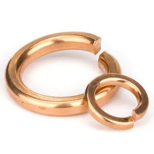 Durable Copper-Plated Spring Washers for Industrial Use and Projects - Image 1
