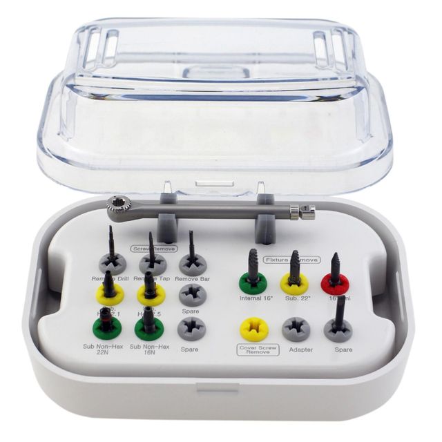 Implant Fixture & Fractured Screw Removal Kit SOS Borken Extractor Surgical Tool - Image 3