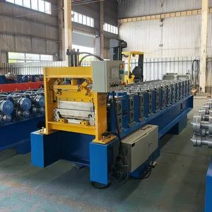 Tile Making Machinery Stand and Seam Self Lock Machine Price Usage Roof Condition New Certification CE Forming Steps 13 Model NO. YX65-400 - Image 2