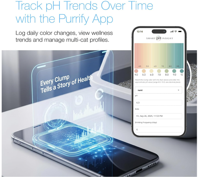 Smart Health Monitoring Cat Litter – Color-Changing, Fast Clumping, Odor Control, Low Dust - Image 4