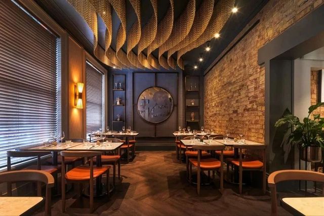 Restaurant Cafe Interior Design Service Ambiance Stylish And Inviting Brand Integration Reflects Brand Identity Design Focus Mood Lighting, Creative - Image 4