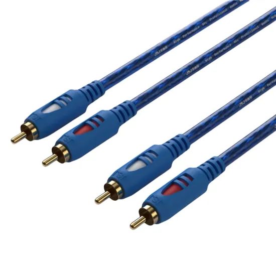 2RCA Audio-Video Receivers Car Speakers Cable Brand Jsj Origin China Model NO. AV Connector RCA Trademark JSJ/OEM HS Code - Image 3