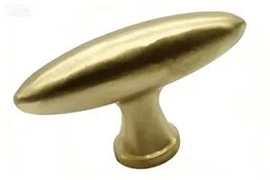 Oval Shape European Style Pure Copper Wardrobe Door Handle Pull - Image 4