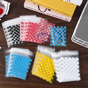 Custom OPP Cello Bags Bottom OPP Clear Flat Square Block Bottom Candy Bags - Image 1