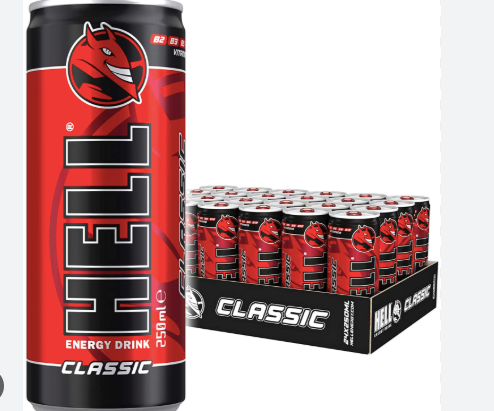 HELL Energy Drink Original 250ml Cans – Wholesale Bulk Supply - Image 1