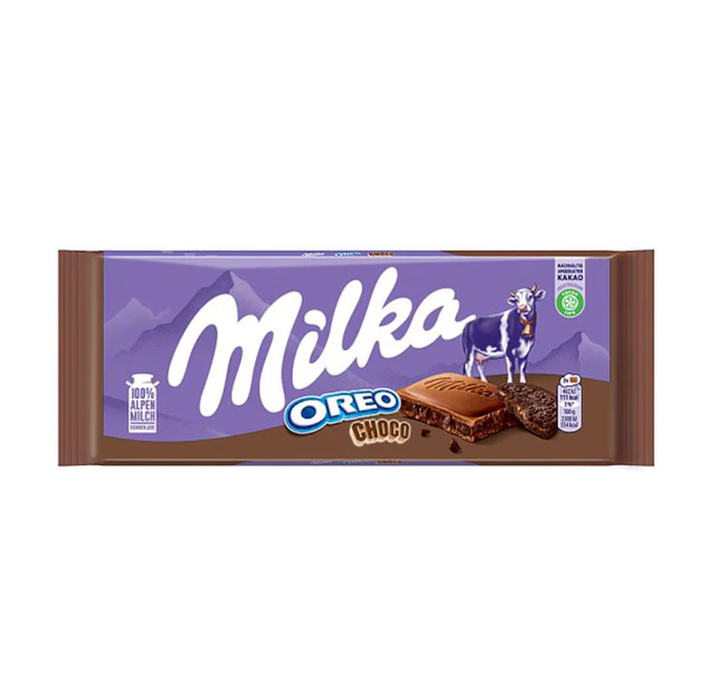 Milka Milk Chocolate bars with Oreo Vanilla Flavour Cookies, 100g - Image 5