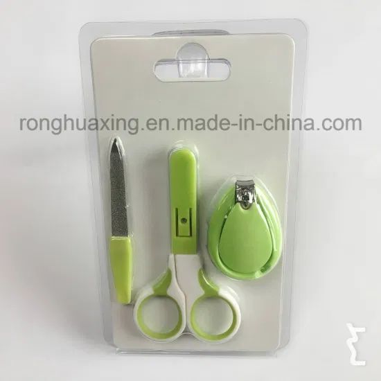 3PCS Baby Manicure Scissors Safety Cutter 17mm Double Blister Pack MOQ6000 30D - Image 1