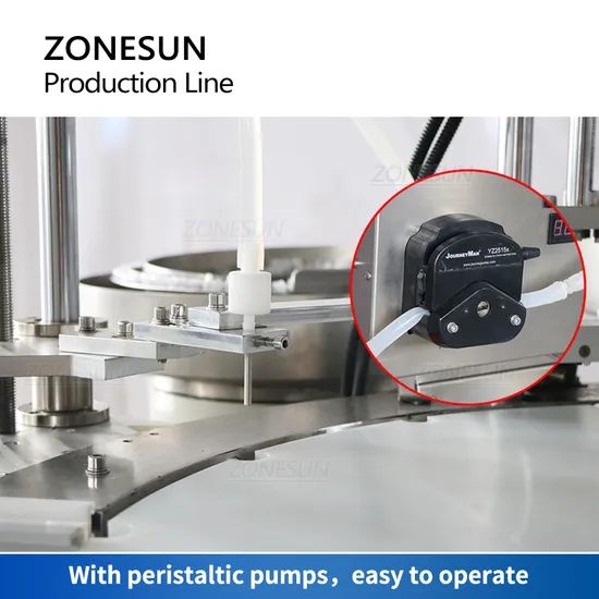 Zonesun Automatic Eye Drops Liquid Bottle Filling Machine Capping Labeling Machine - Liquid Filling Equipment - Image 3