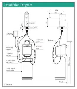 Automatic Sensor Touchless Alcohol Liquid Foam Soap Dispenser Hand Sanitizer Machine Dispensers - Image 6