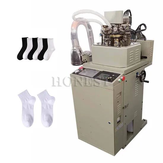 Competitive Sock Knitting Machine for Sale Weight 320kg Power 0.85kw Condition New Trademark HONEST Voltage 220V/380V HS Code - Image 5