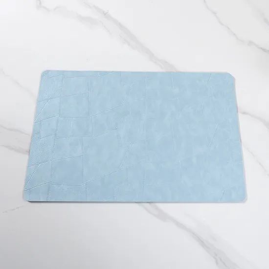 Washable Round Table Mats for Stylish Kitchen Decor Weight 150g Style Modern Waterproof Yes Model NO. PVC-503 Shape - Image 6