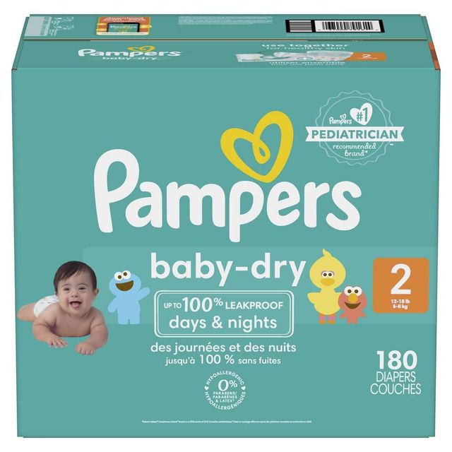Pampers Baby-Dry Diapers all sizes available from newborn Grade A Color White Size All sizes available Leak Protection Up To 100% - Image 3