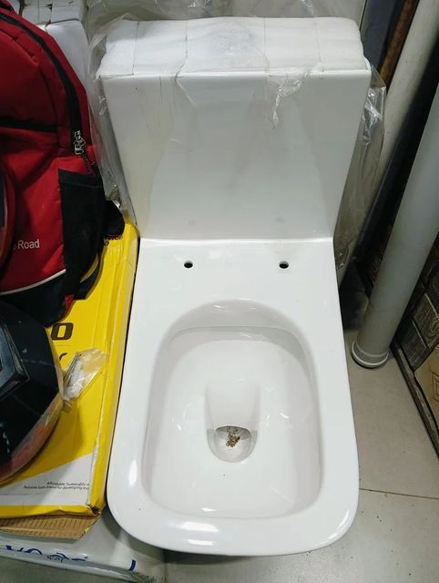 One Piece Toilet Commode Colour White Brand Available Material Ceramic Usage Single Suite Trap Type As Per Requirement S-Trap Distance 225 mm (9 - Image 3