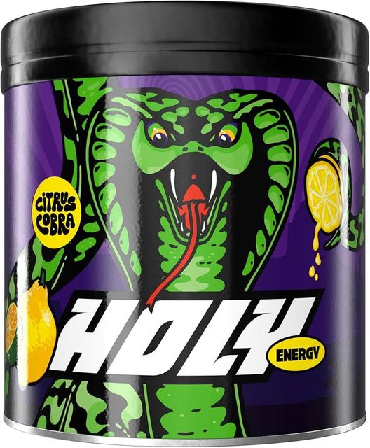 HOLY Energy Booster Pack of 10 Tasting Box 'Pomegranate Piranha' with Pomegranate Flavour Powder | 10 Servings with NewCaff & Green Tea Extract Vegan with 100% Natural Fruit Flavours - Image 4
